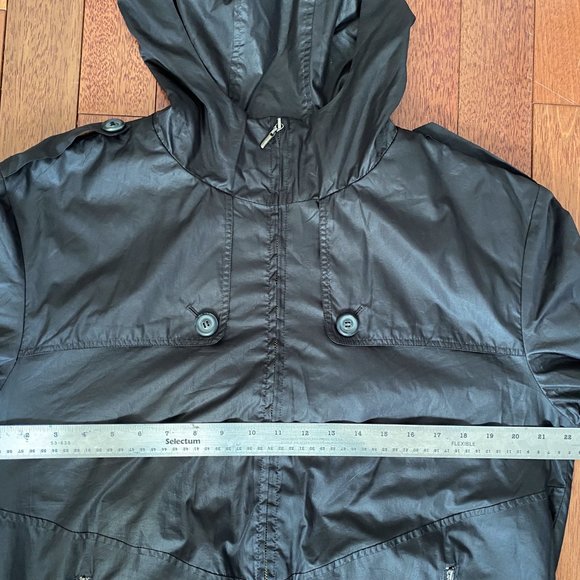 Quilted 3/4 zip pullover Hooded jacket - Picture 6 of 7